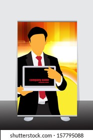 Businessman. Vector