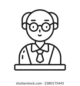 Vektordesign für Geschäftsleute, bereit zum Premium-Download, modisches bearbeitbares Symbol