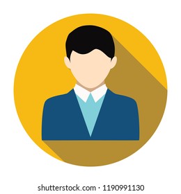 Businessman vector flat icon