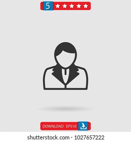businessman vector icon