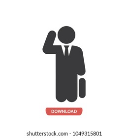 Businessman vector icon