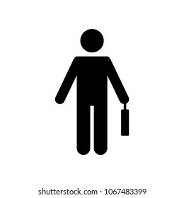 Businessman vector icon