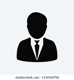 Businessman vector icon