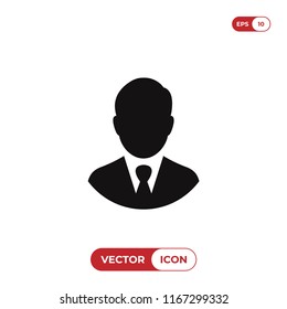 Businessman vector icon