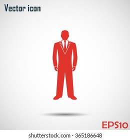 Businessman vector icon