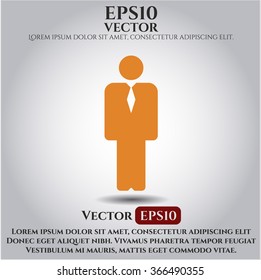 Businessman vector icon