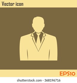 Businessman vector icon