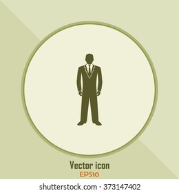 Businessman vector icon
