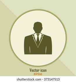 Businessman vector icon