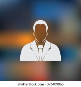 Businessman vector icon.