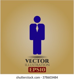 Businessman vector icon
