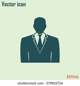 Businessman vector icon