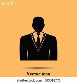 Businessman vector icon