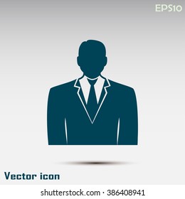 Businessman vector icon