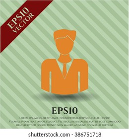 Businessman vector icon