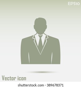 Businessman vector icon