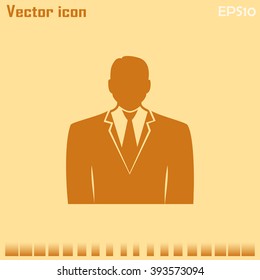 Businessman vector icon