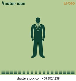Businessman vector icon