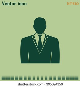 Businessman vector icon