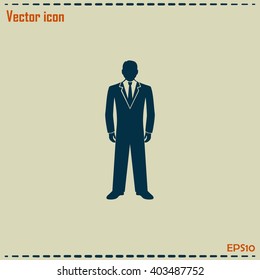 Businessman vector icon