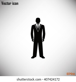Businessman vector icon