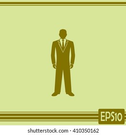 Businessman vector icon