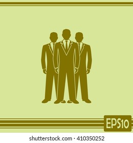 Businessman vector icon
