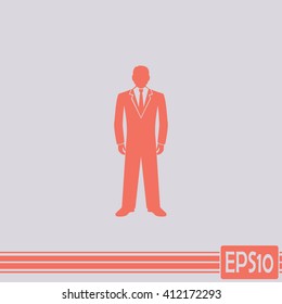 Businessman vector icon