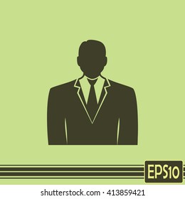 Businessman vector icon