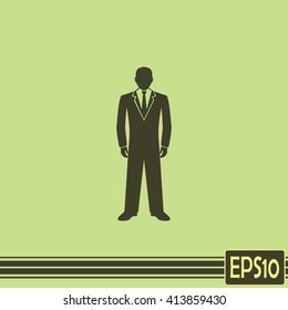 Businessman vector icon