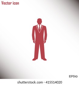Businessman vector icon