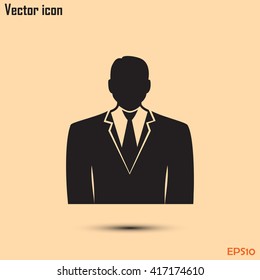 Businessman vector icon