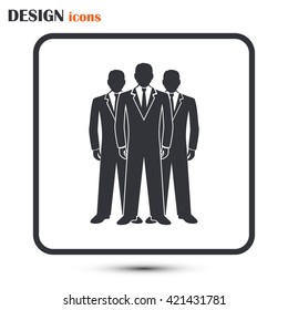 Businessman vector icon