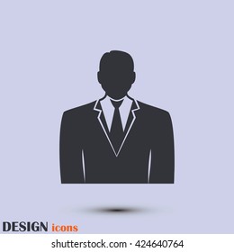 Businessman vector icon