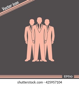 Businessman vector icon
