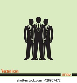 Businessman vector icon