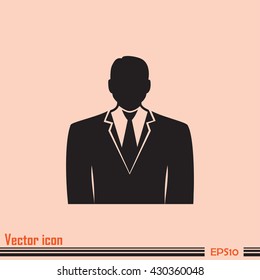 Businessman vector icon