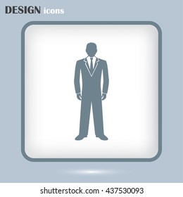 Businessman vector icon