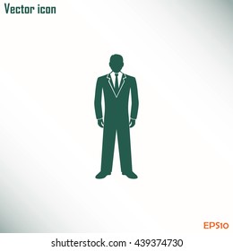 Businessman vector icon