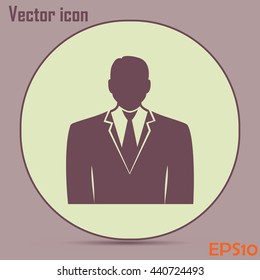 Businessman vector icon
