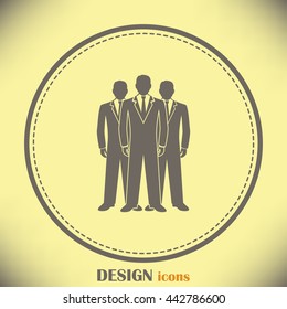 Businessman vector icon