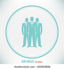 Businessman vector icon