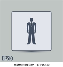 Businessman vector icon