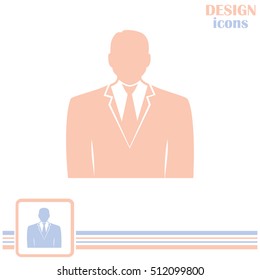 Businessman vector icon