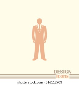 Businessman vector icon