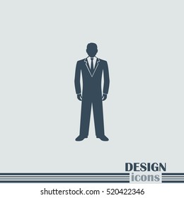 Businessman vector icon