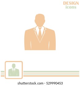 Businessman vector icon