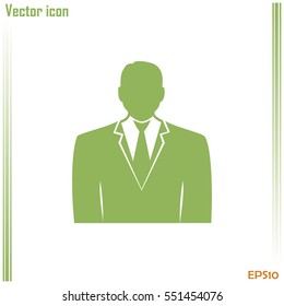 Businessman vector icon