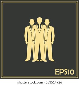 Businessman vector icon