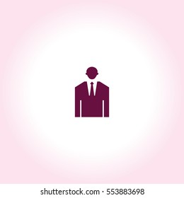 Businessman  Vector Icon.